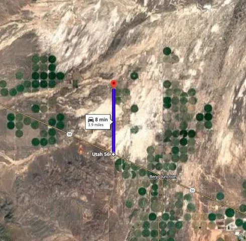 Map of property location with property parcel outlined