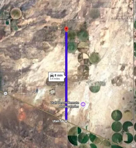 Aerial overview of property's location