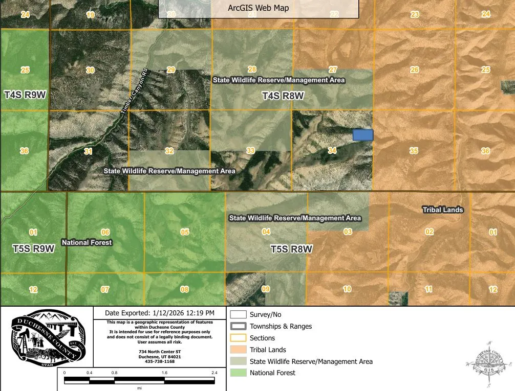 Map / location featuring property boundaries highlighted