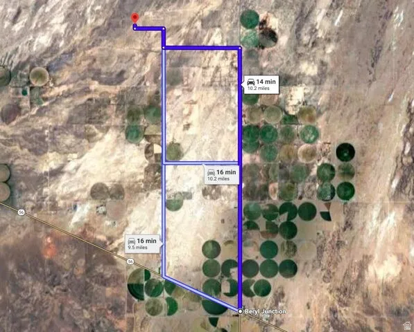 Map / location with property boundaries highlighted