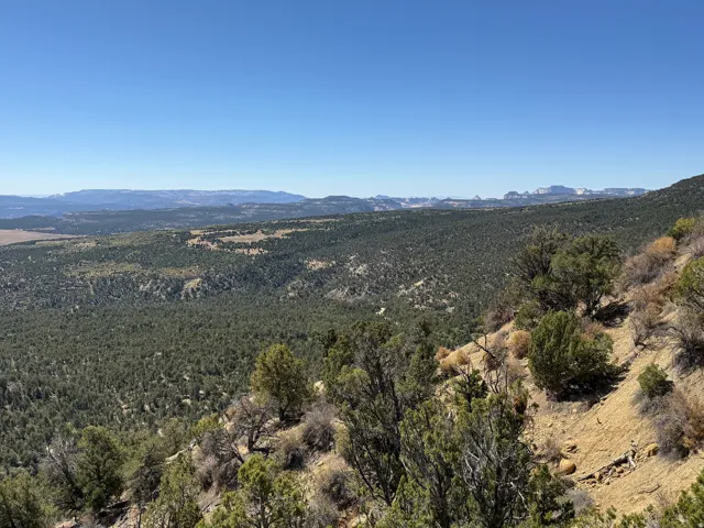 View of mountain background