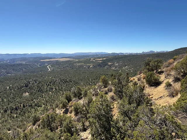 View of mountain background