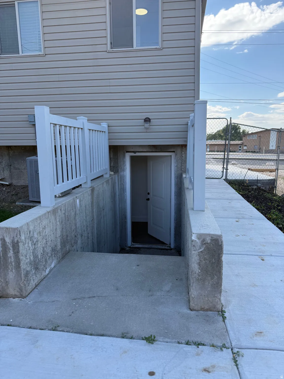 View of exterior entry