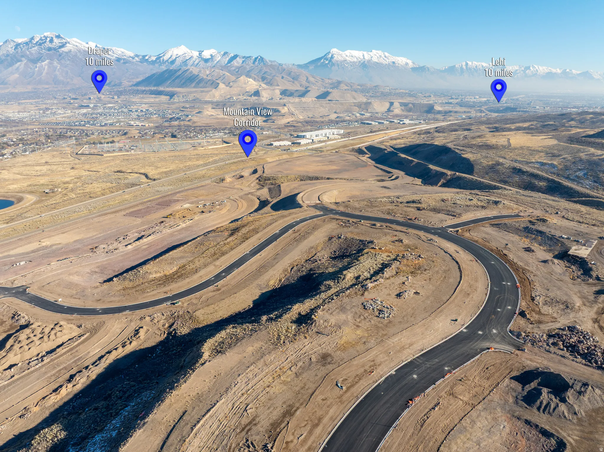 View of property location with mountains