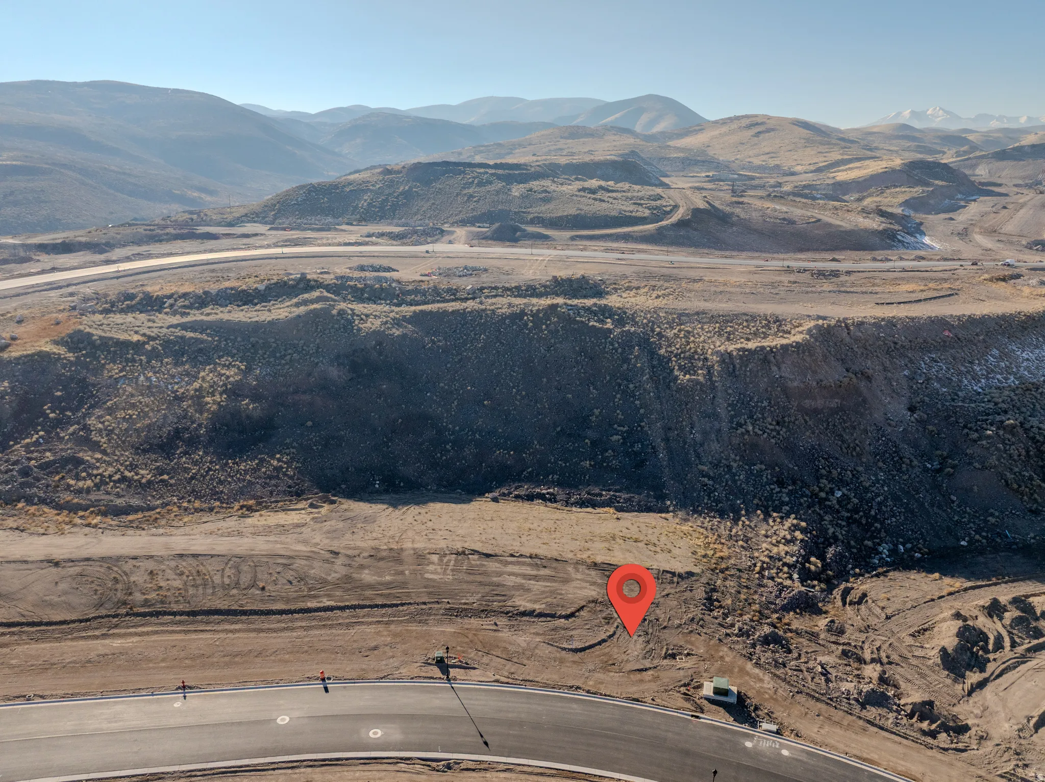 View of mountain backdrop