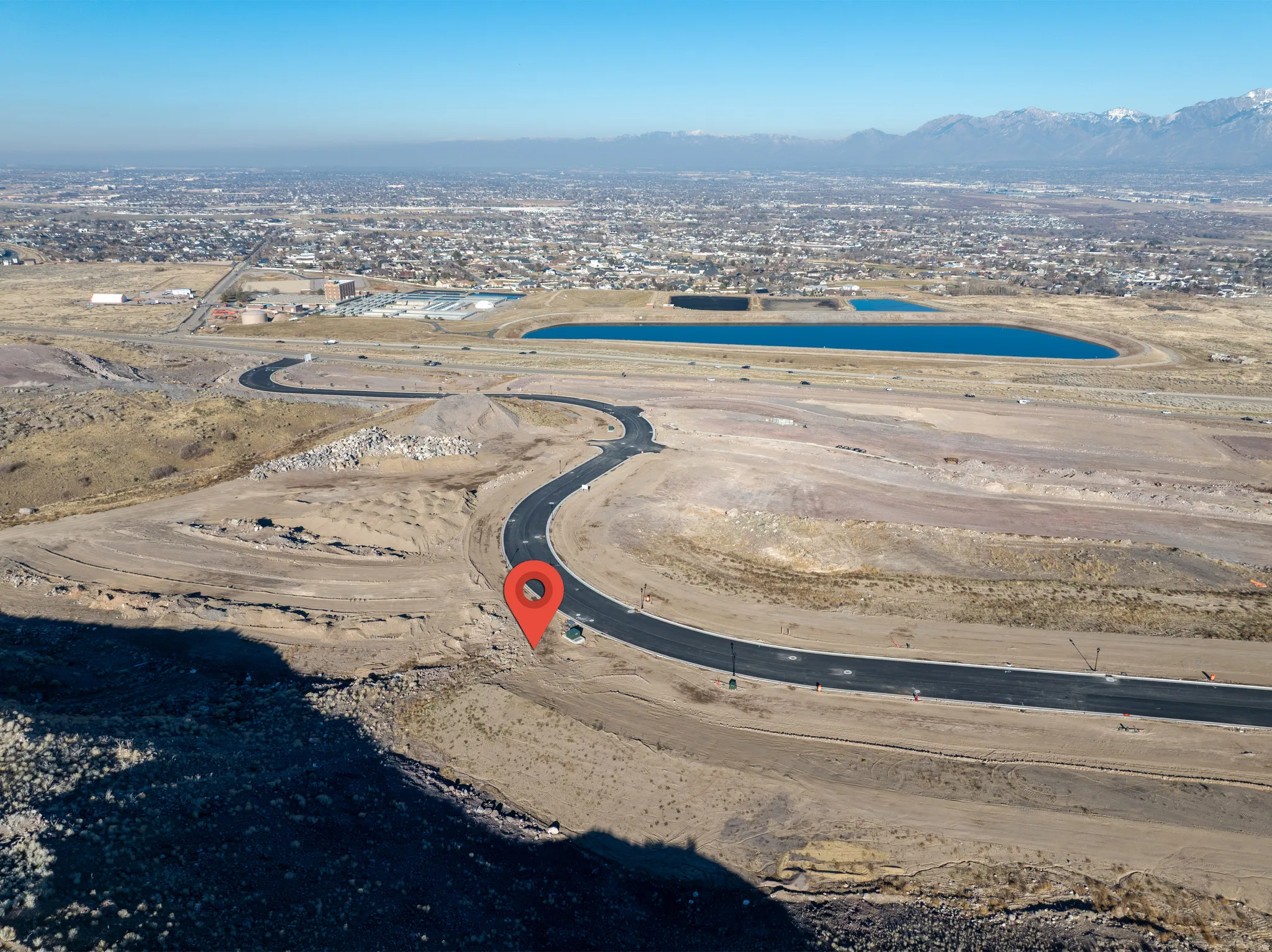 View of property location with a mountain backdrop
