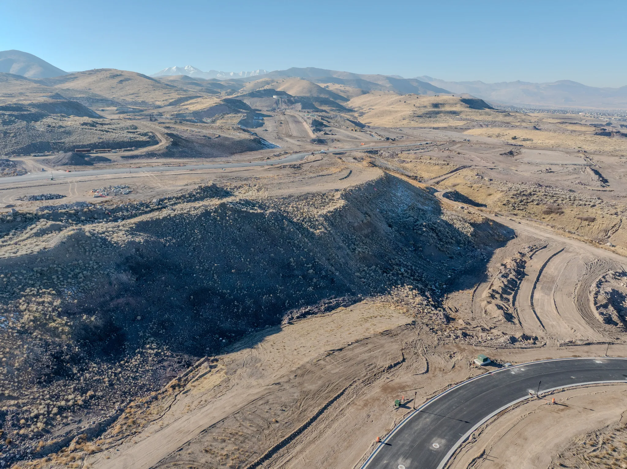 View of mountain background