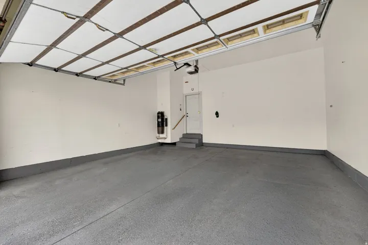 Garage with baseboards
