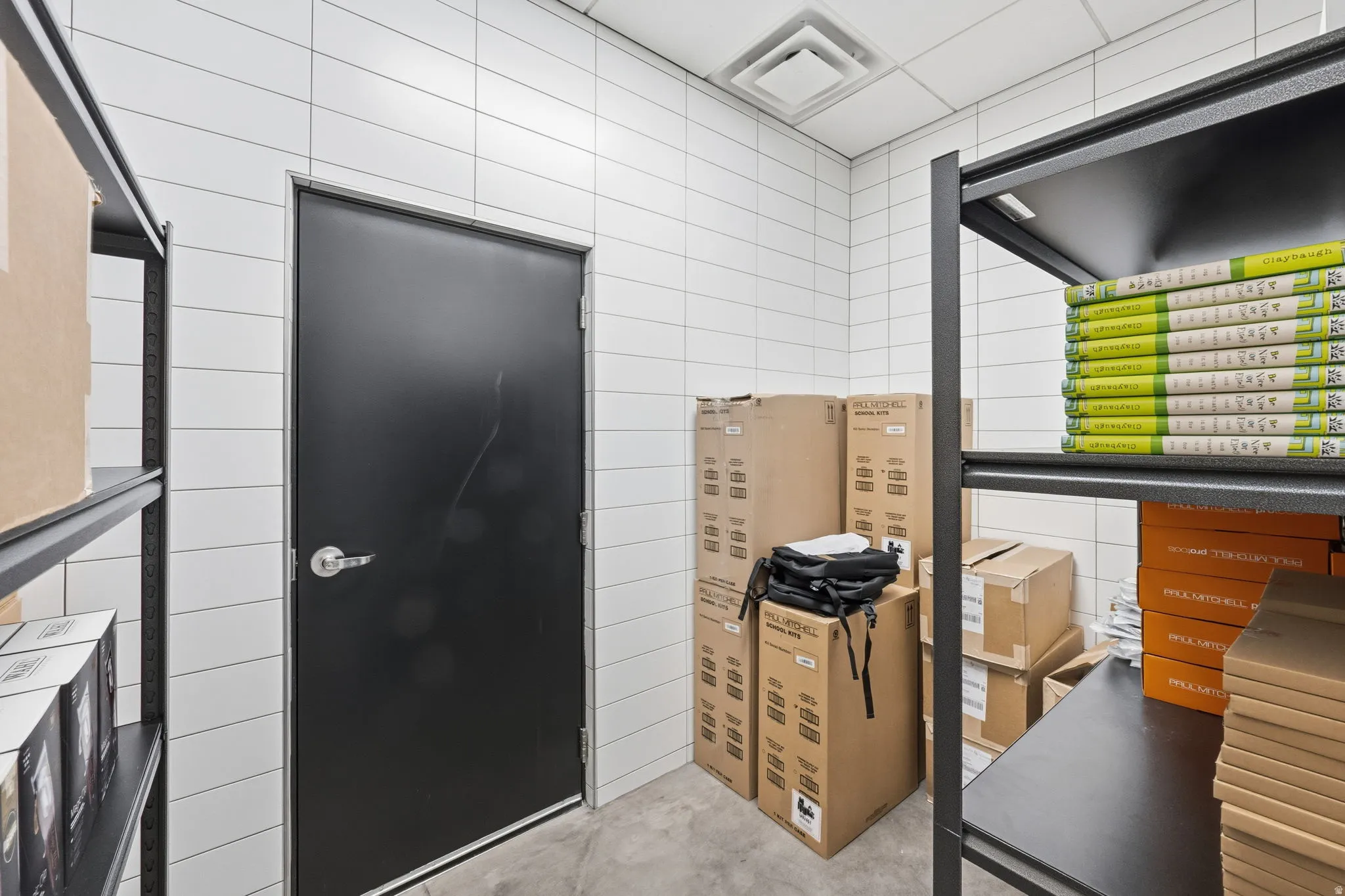 View of storage area