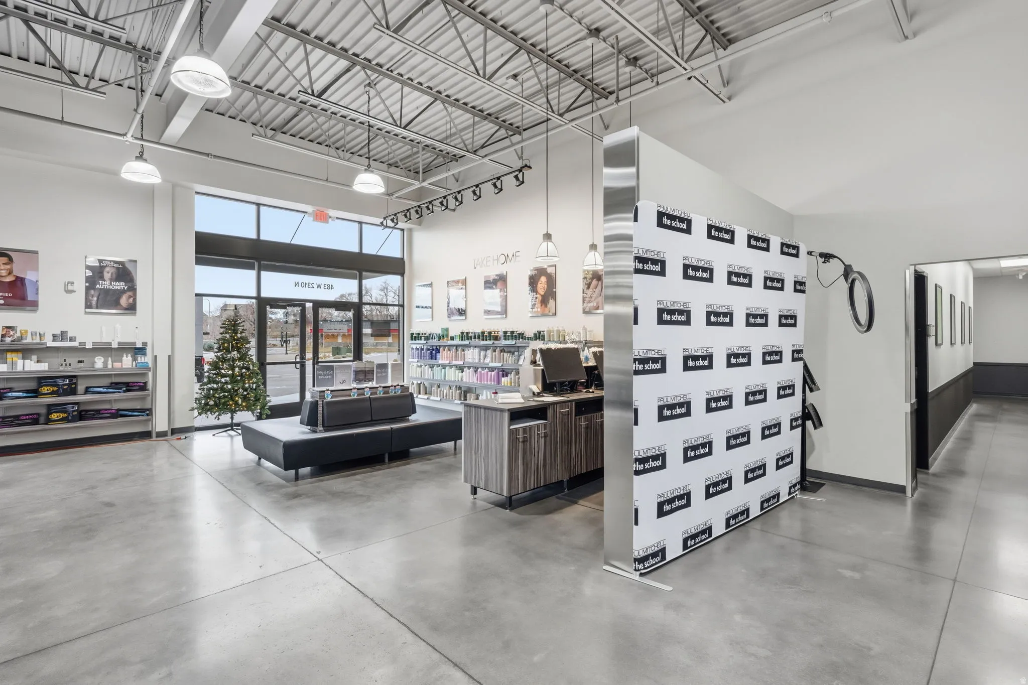 Community lobby featuring a high ceiling
