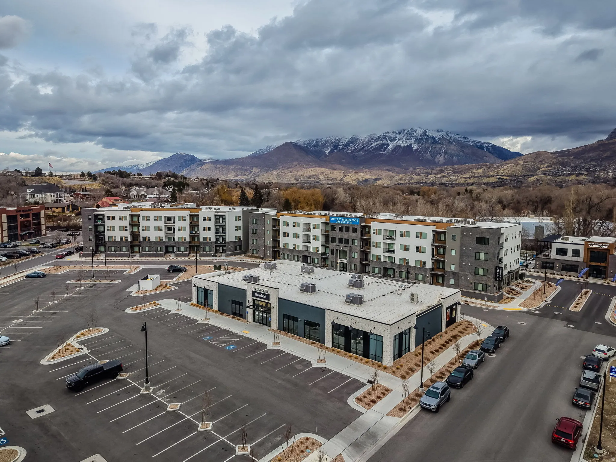 Bird's eye view of mountains