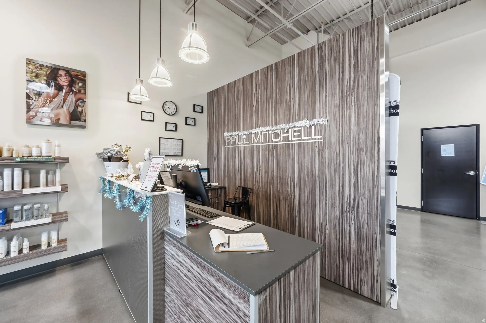 View of welcome area