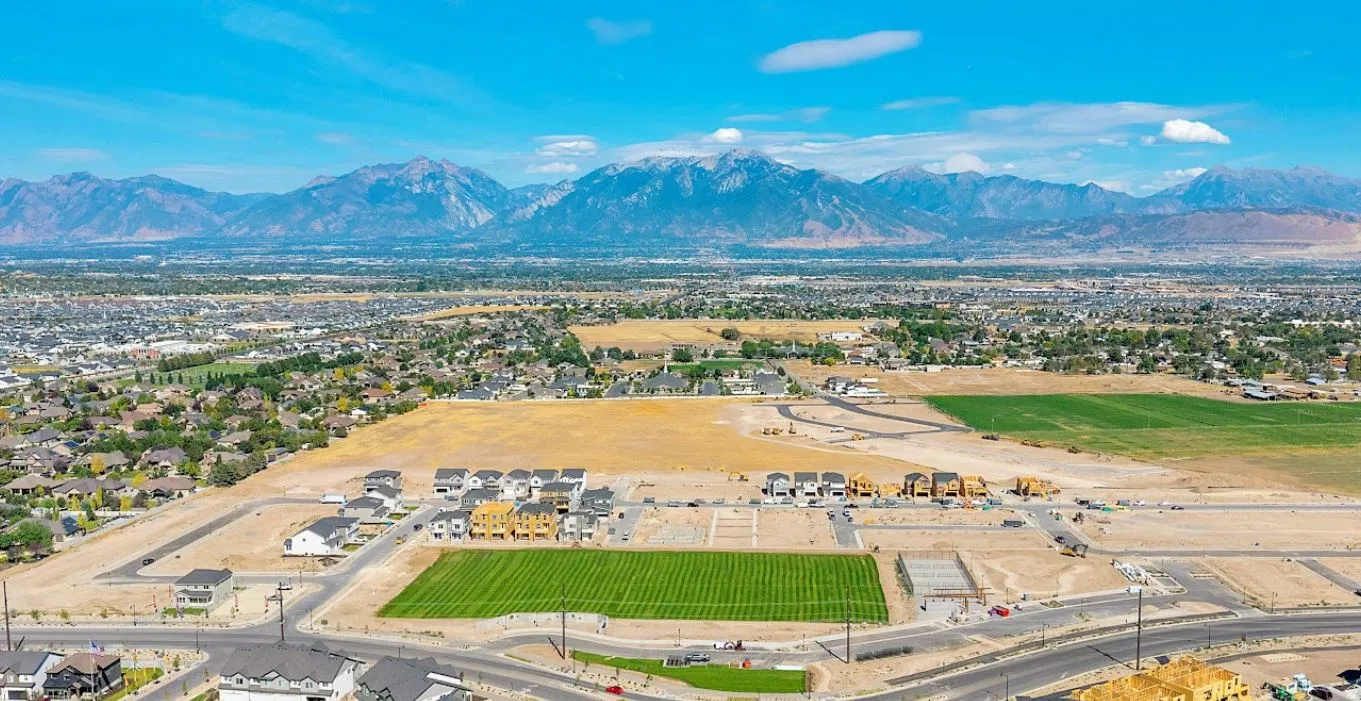Aerial view of mountains