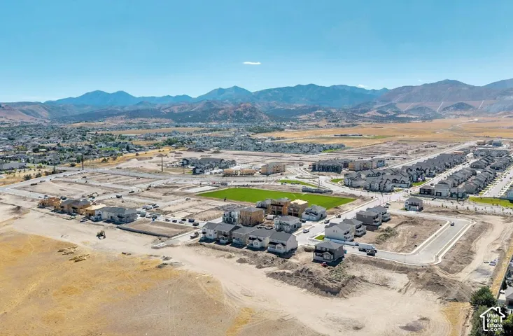 Drone / aerial view of mountains
