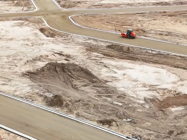 Drone / aerial view of mountains