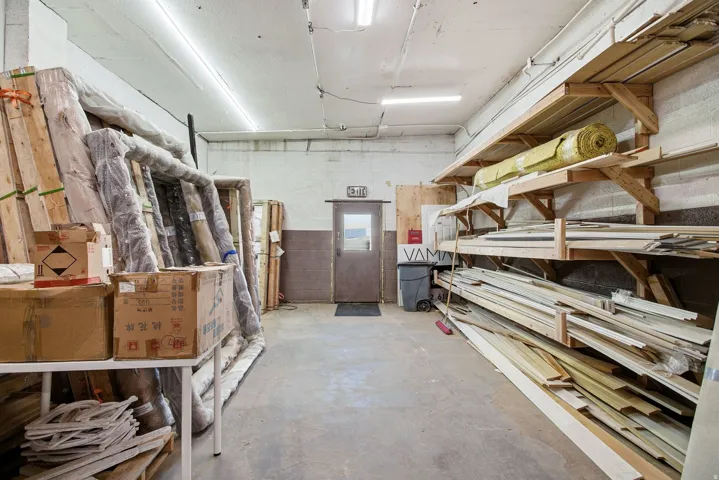 View of storage room