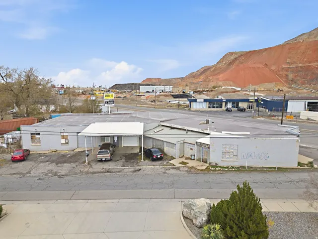 Exterior space featuring a mountain view