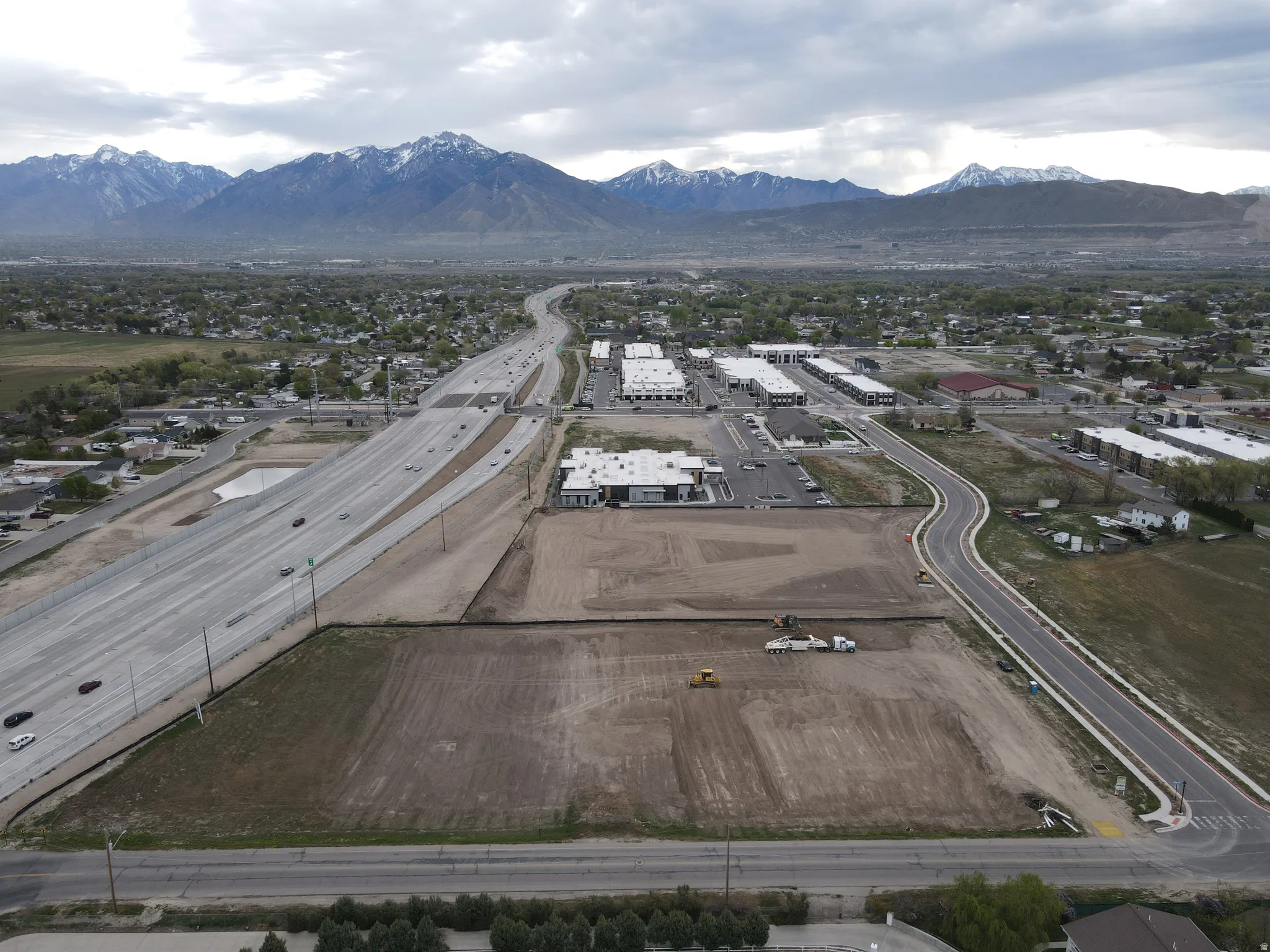 Bird's eye view of mountains