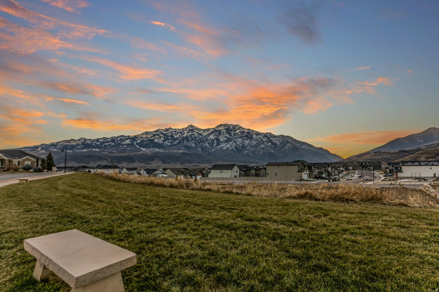 View of mountain background