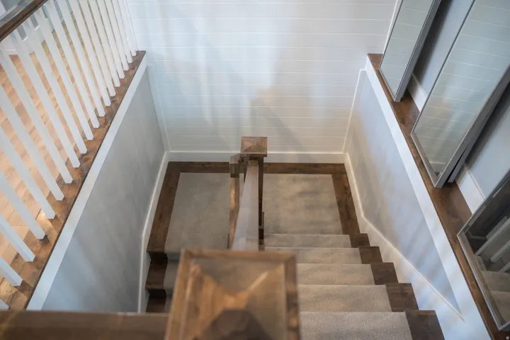 View of stairway