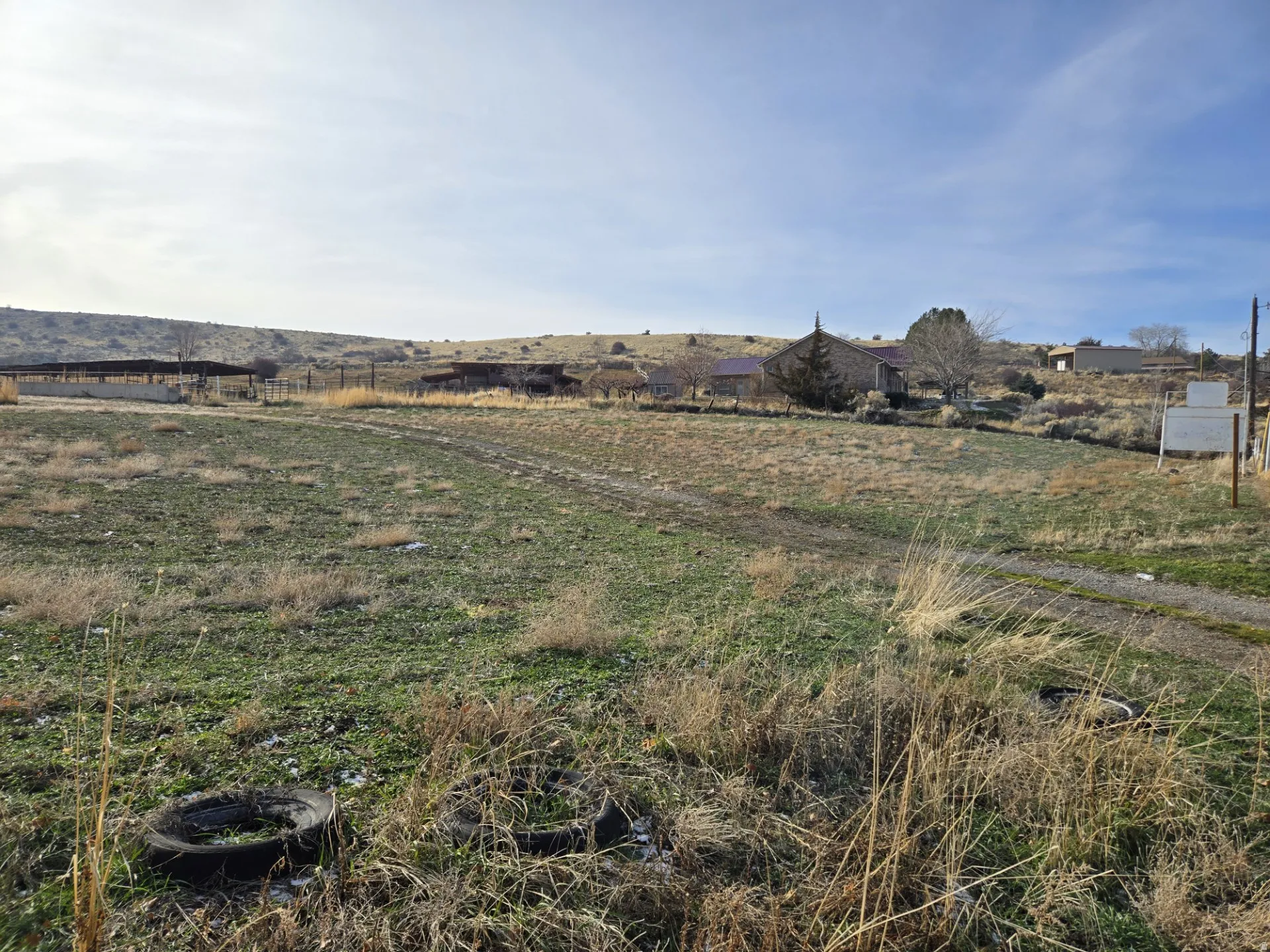 View of yard with a view of rural / pastoral area