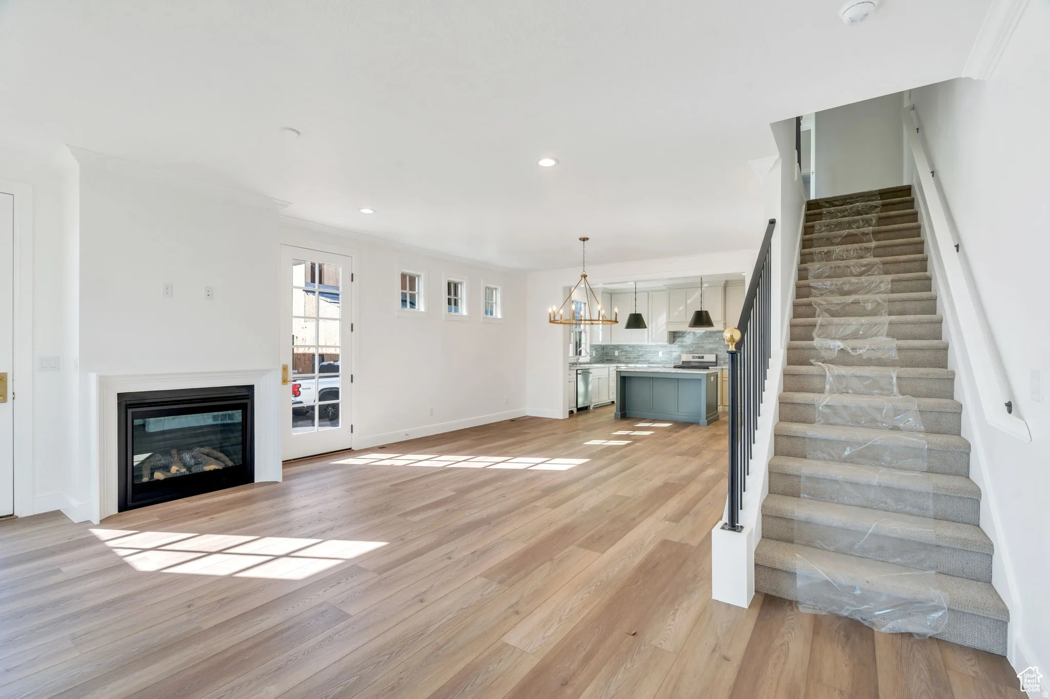 Open main area is great for entertaining and large gatherings