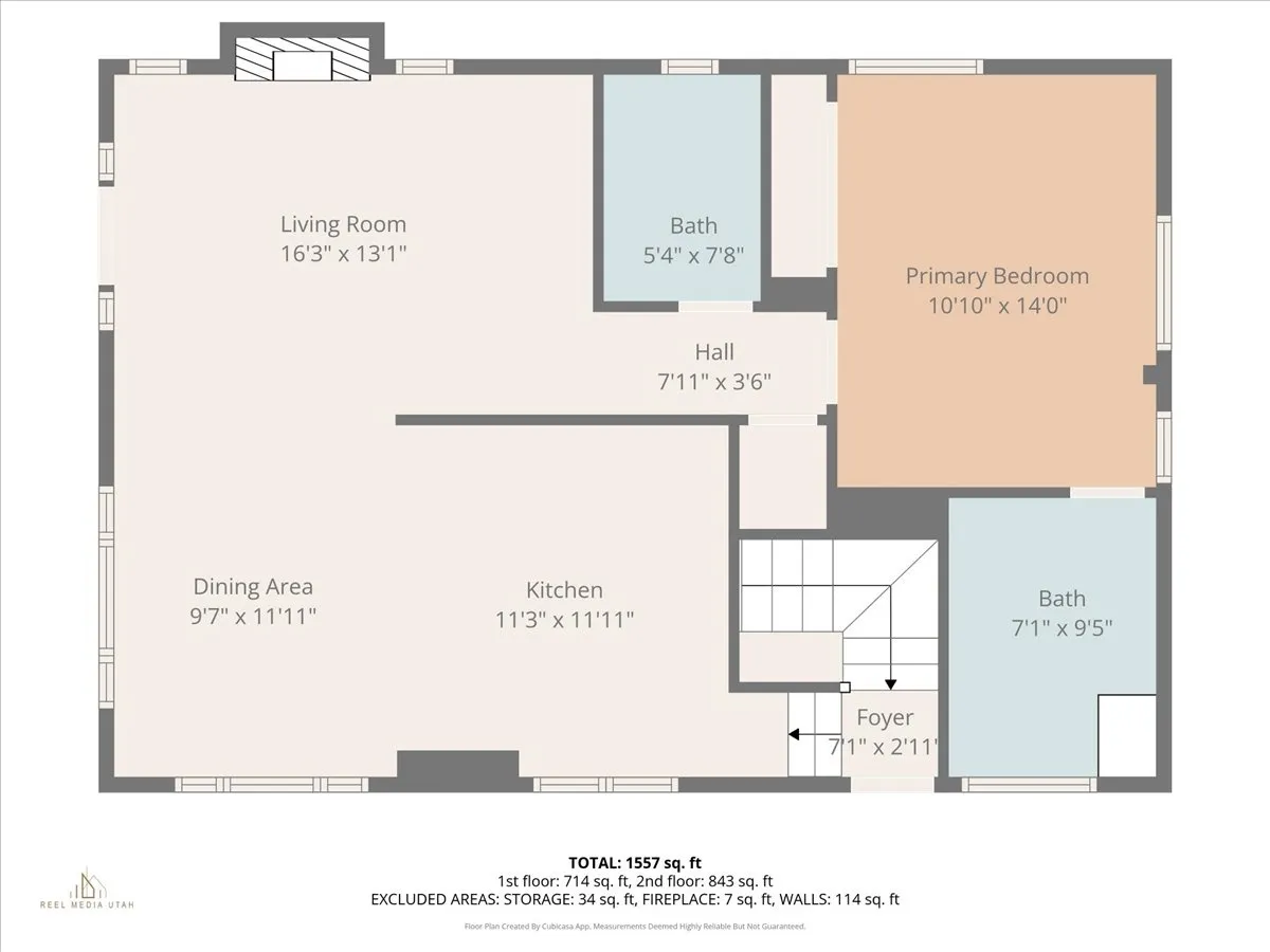 View of floor plan / room layout