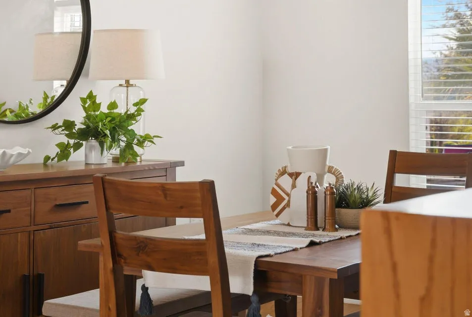 View of dining room