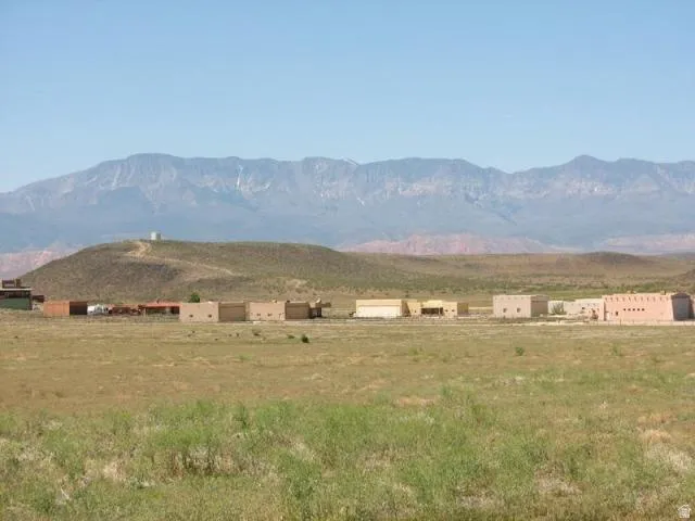 Mountain view with rural landscape