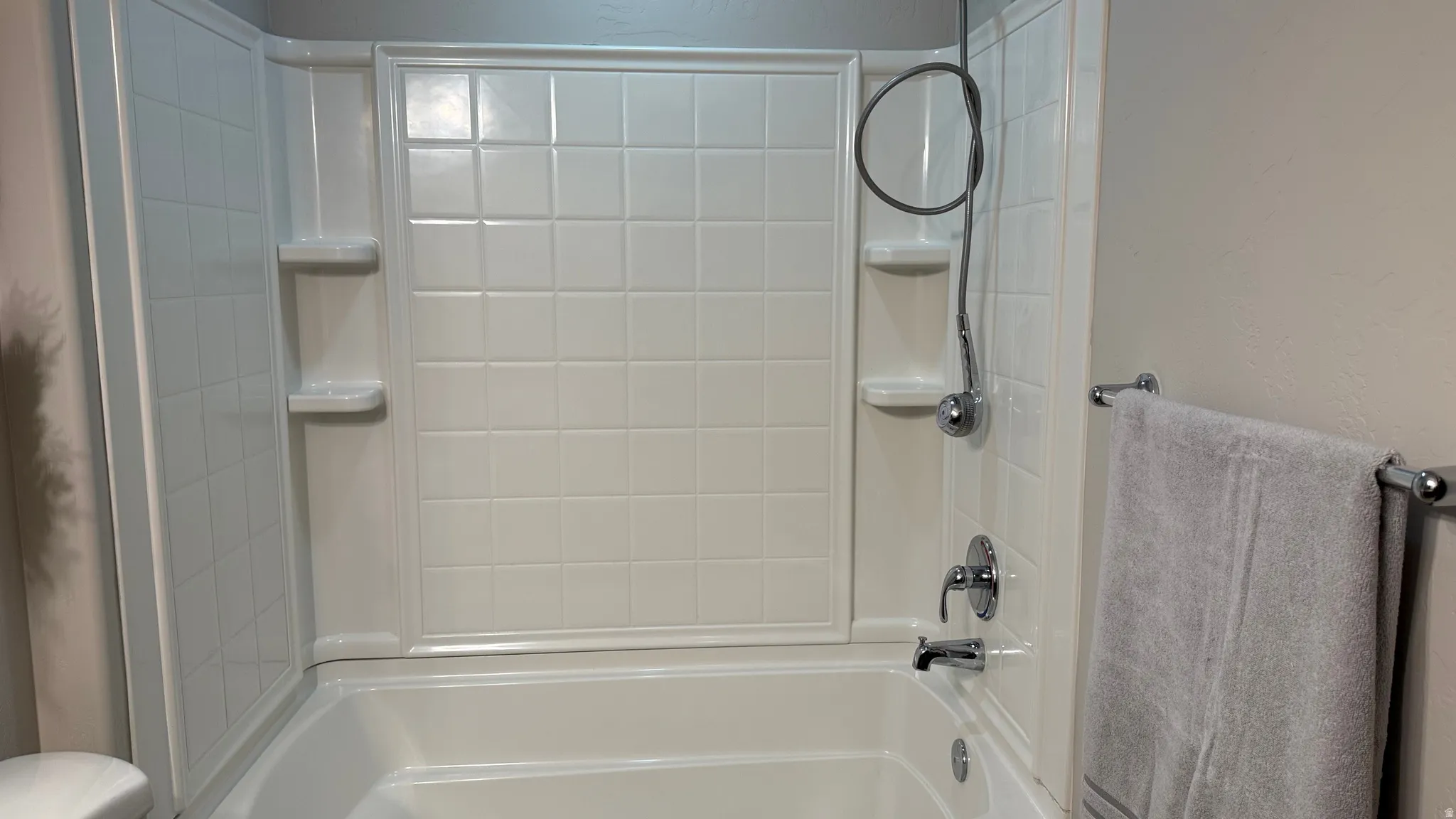 Full bathroom featuring bathtub / shower combination