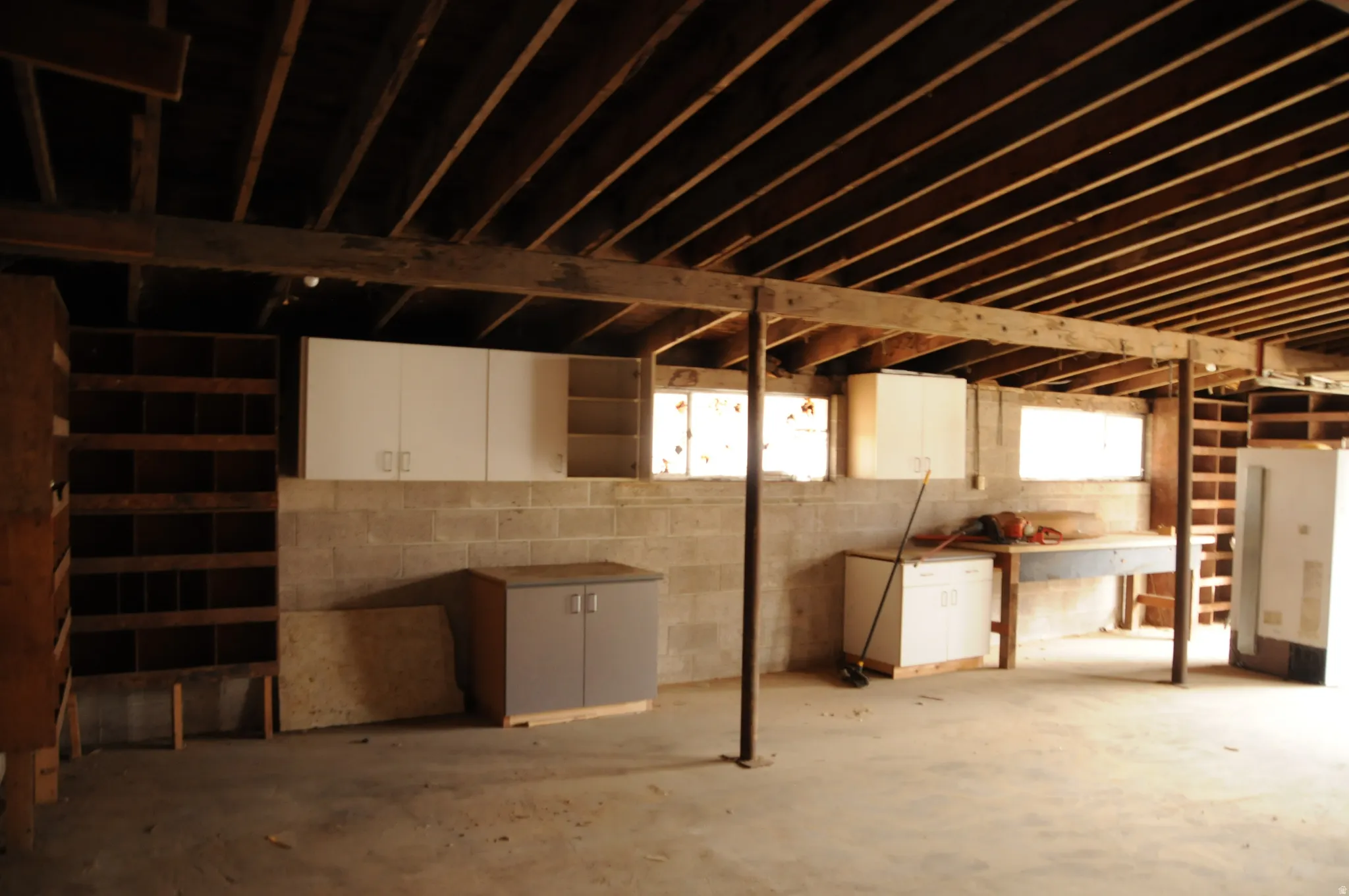 View of basement