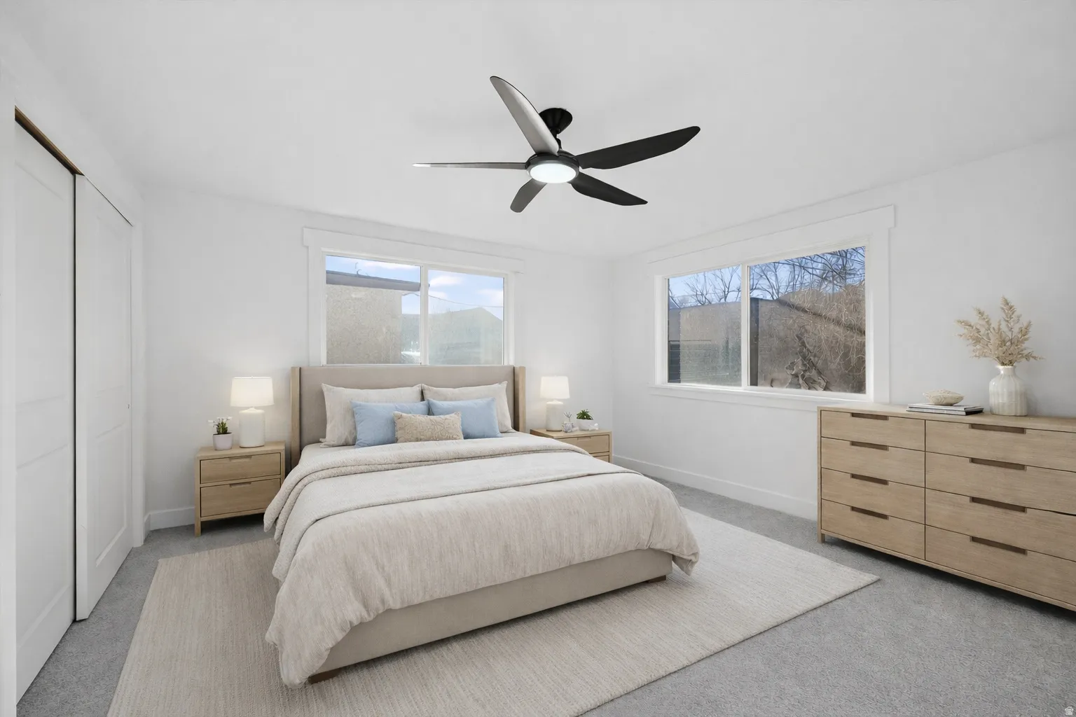 Virtually staged to illustrate potential use of space