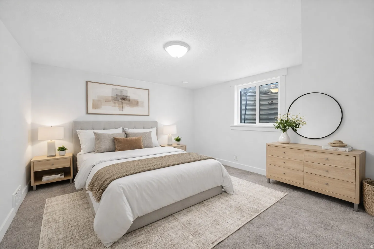 Virtually staged to illustrate potential use of space