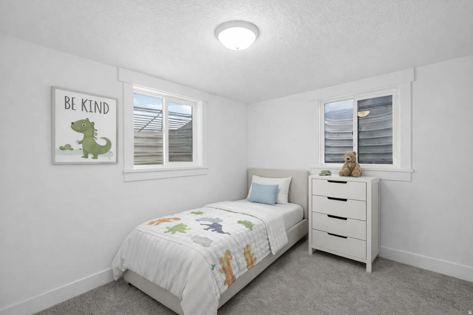 Virtually staged to illustrate potential use of space