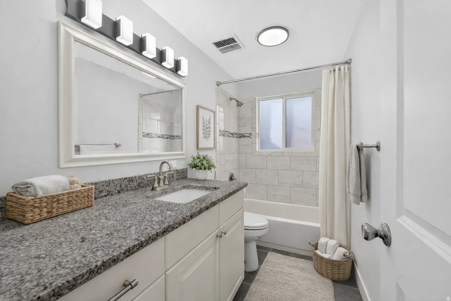 Virtually staged to illustrate potential use of space