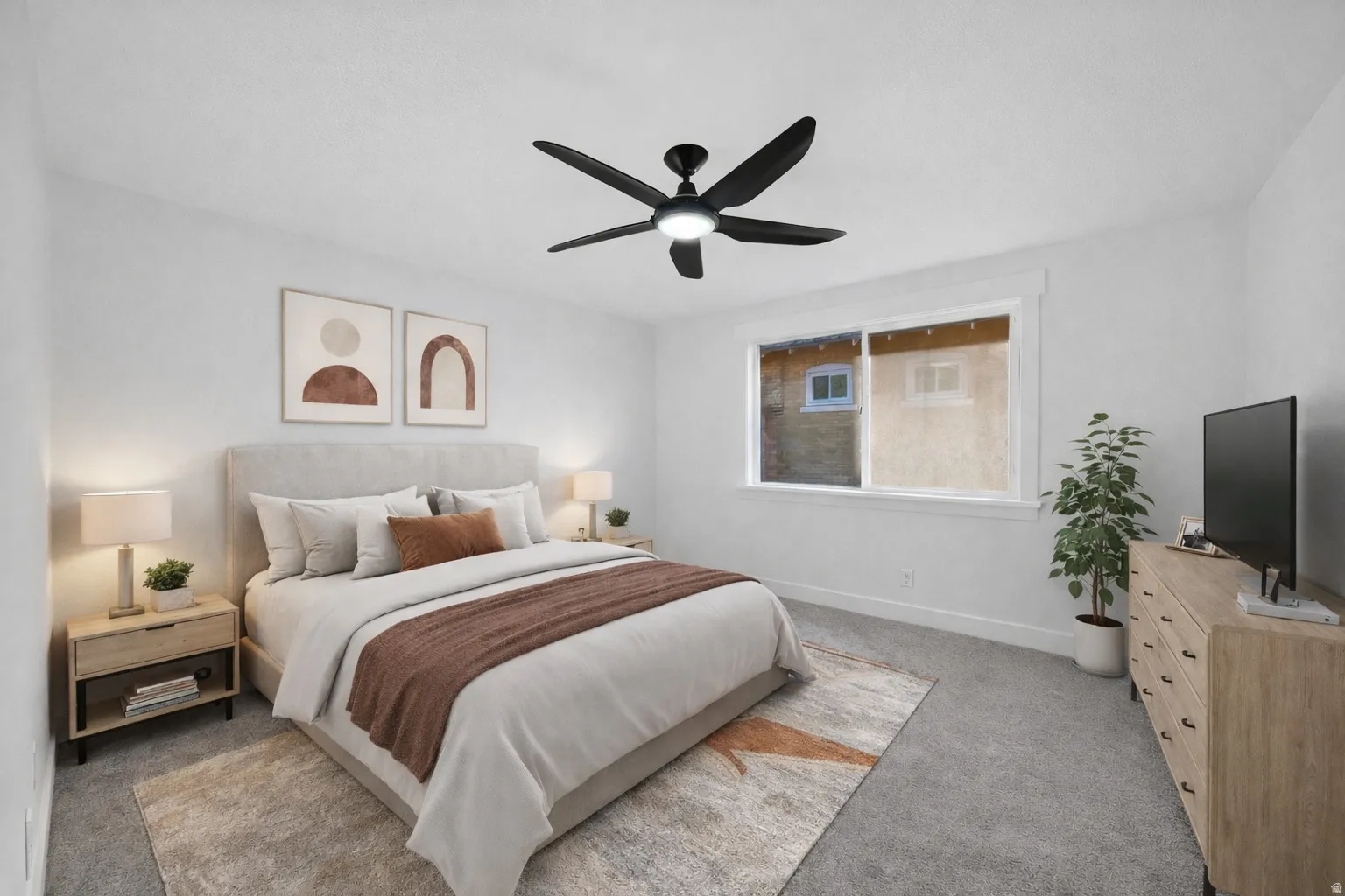 Virtually staged to illustrate potential use of space