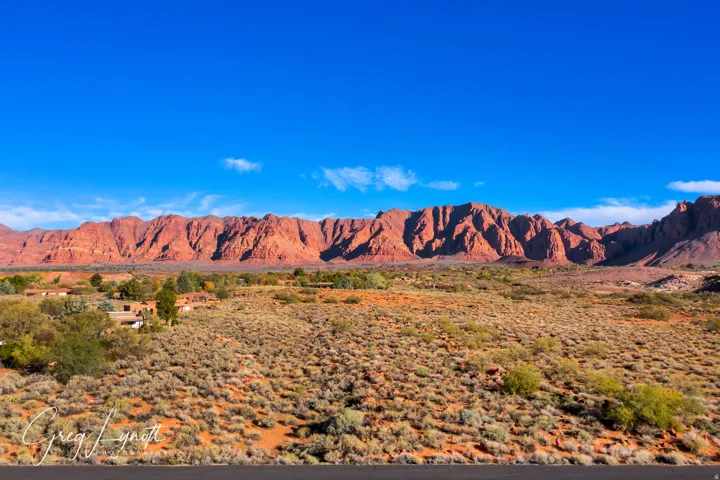 View of mountain background