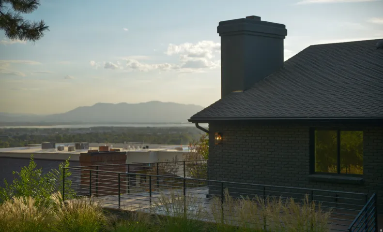 Water view with a mountain backdrop