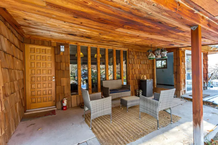 View of patio