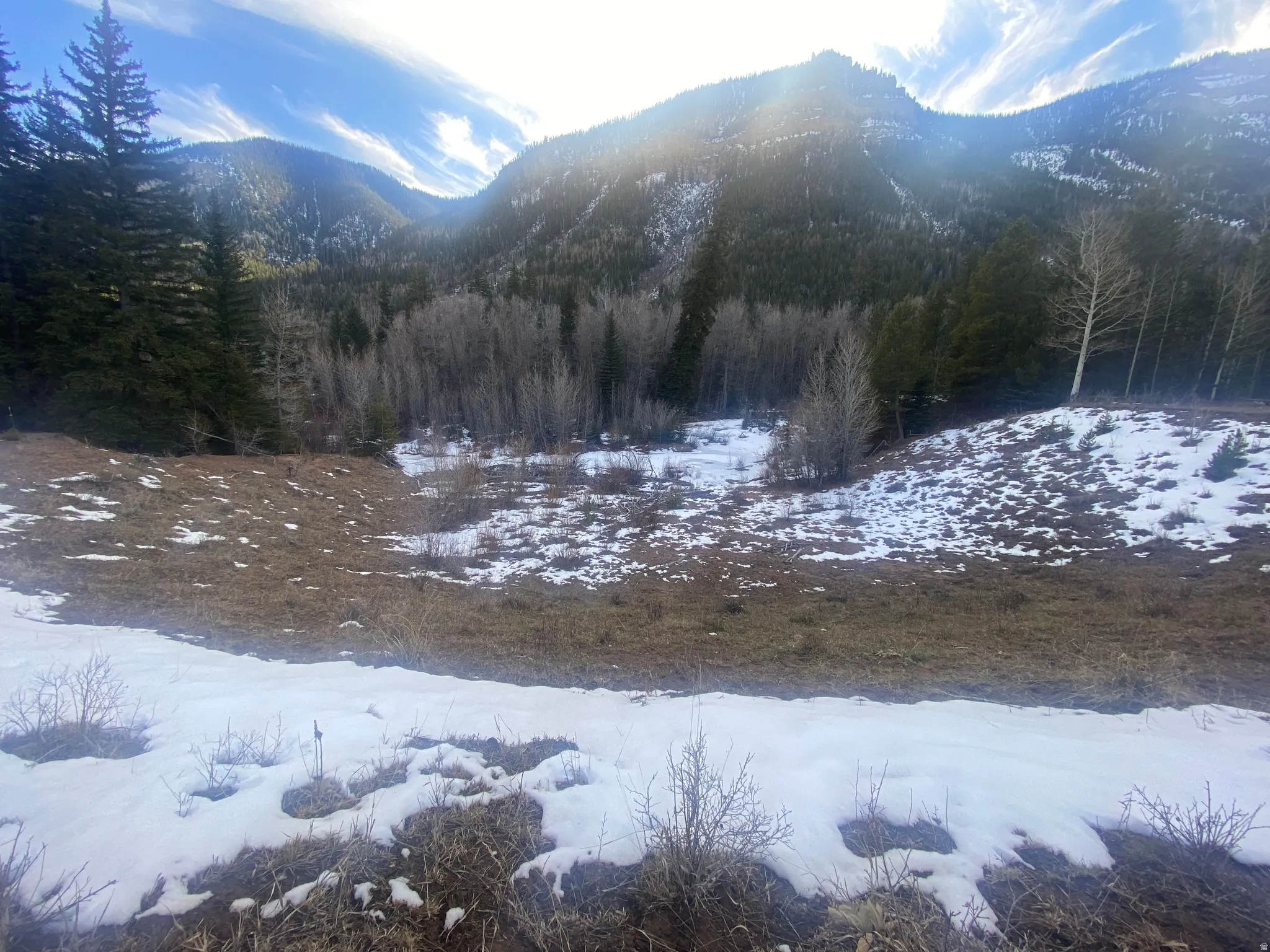 View of mountain background
