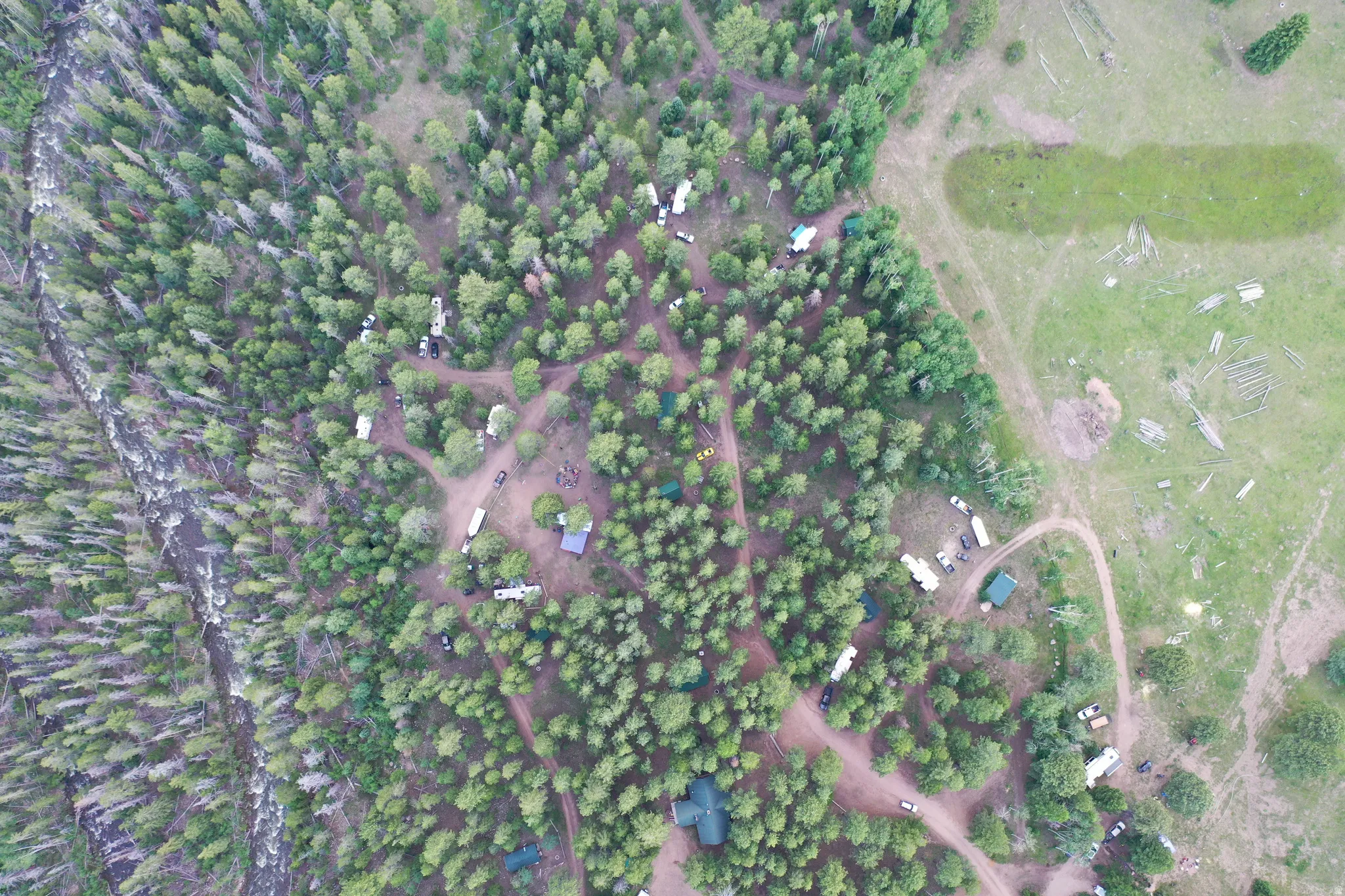 Aerial view of property and surrounding area