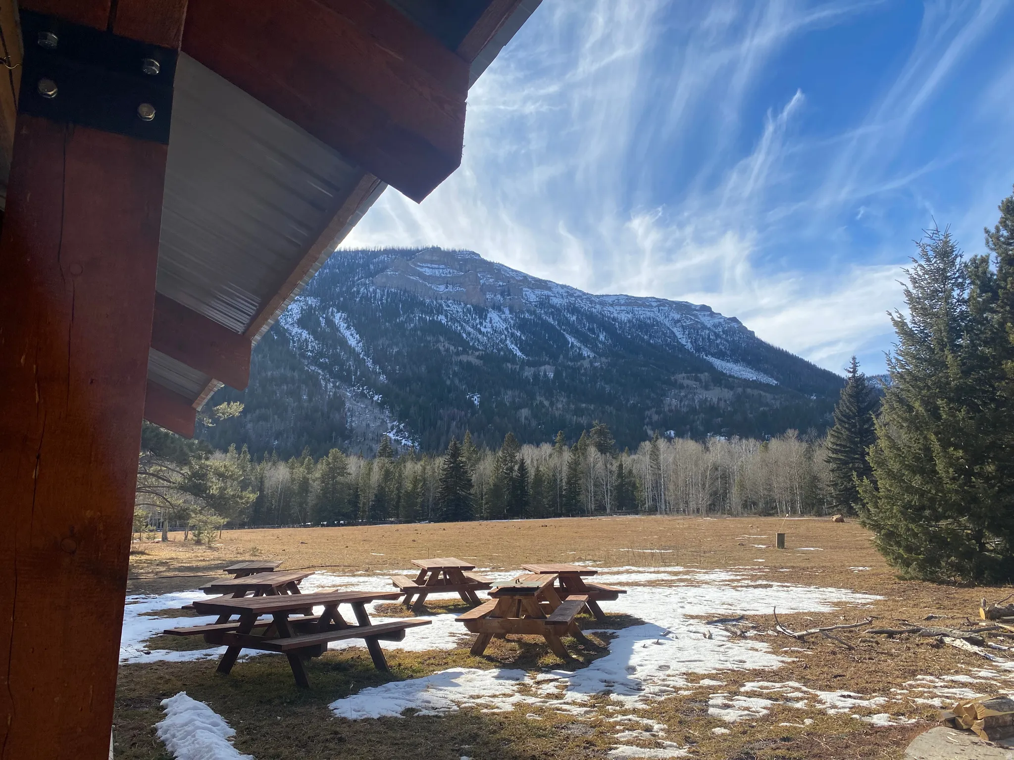 View of mountain backdrop