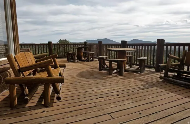 View of deck