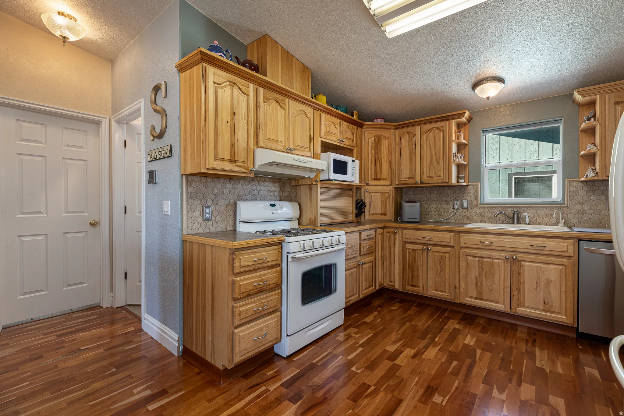 Hickory Cabinetry in Kitchen