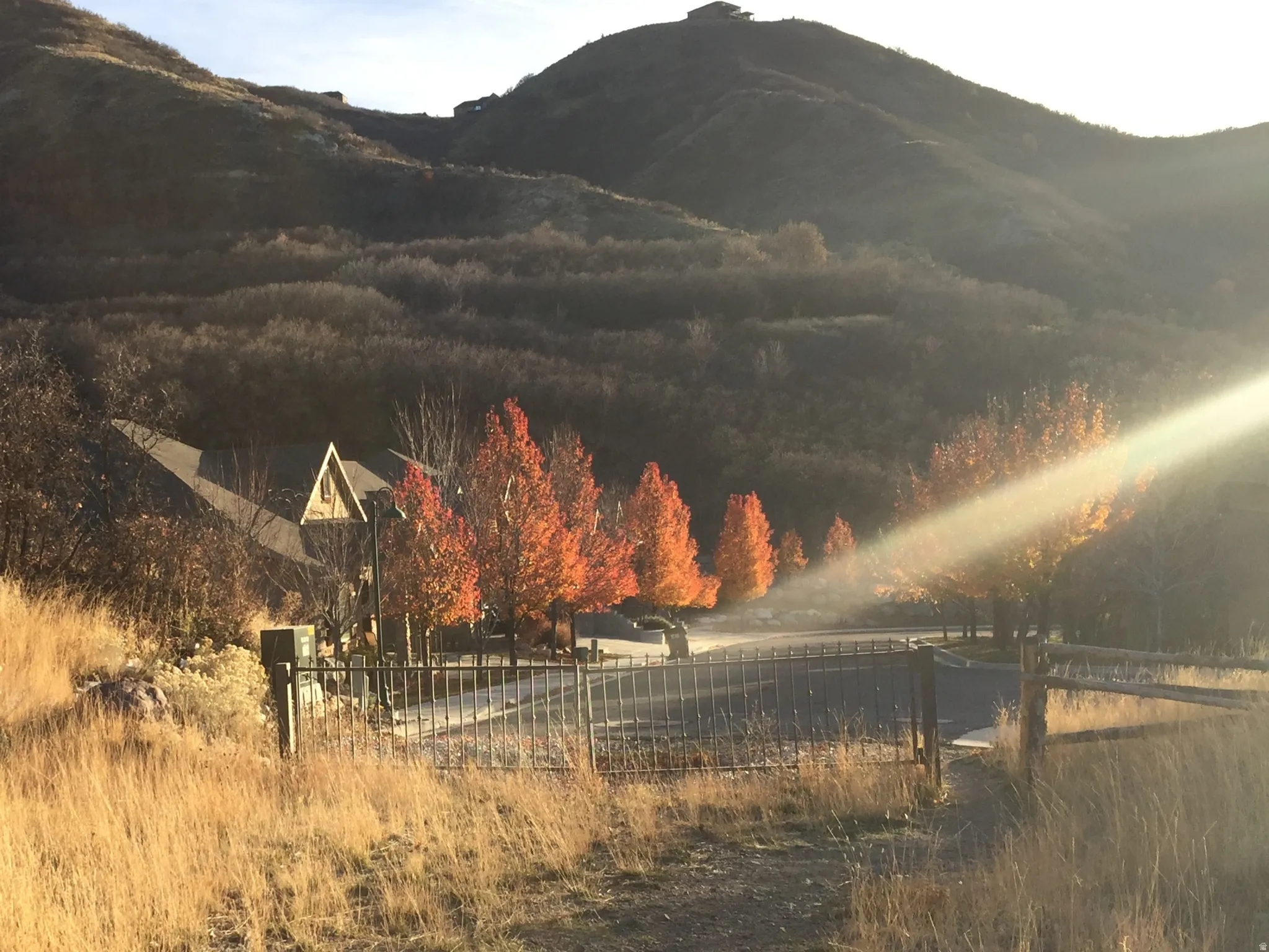 View of mountain backdrop