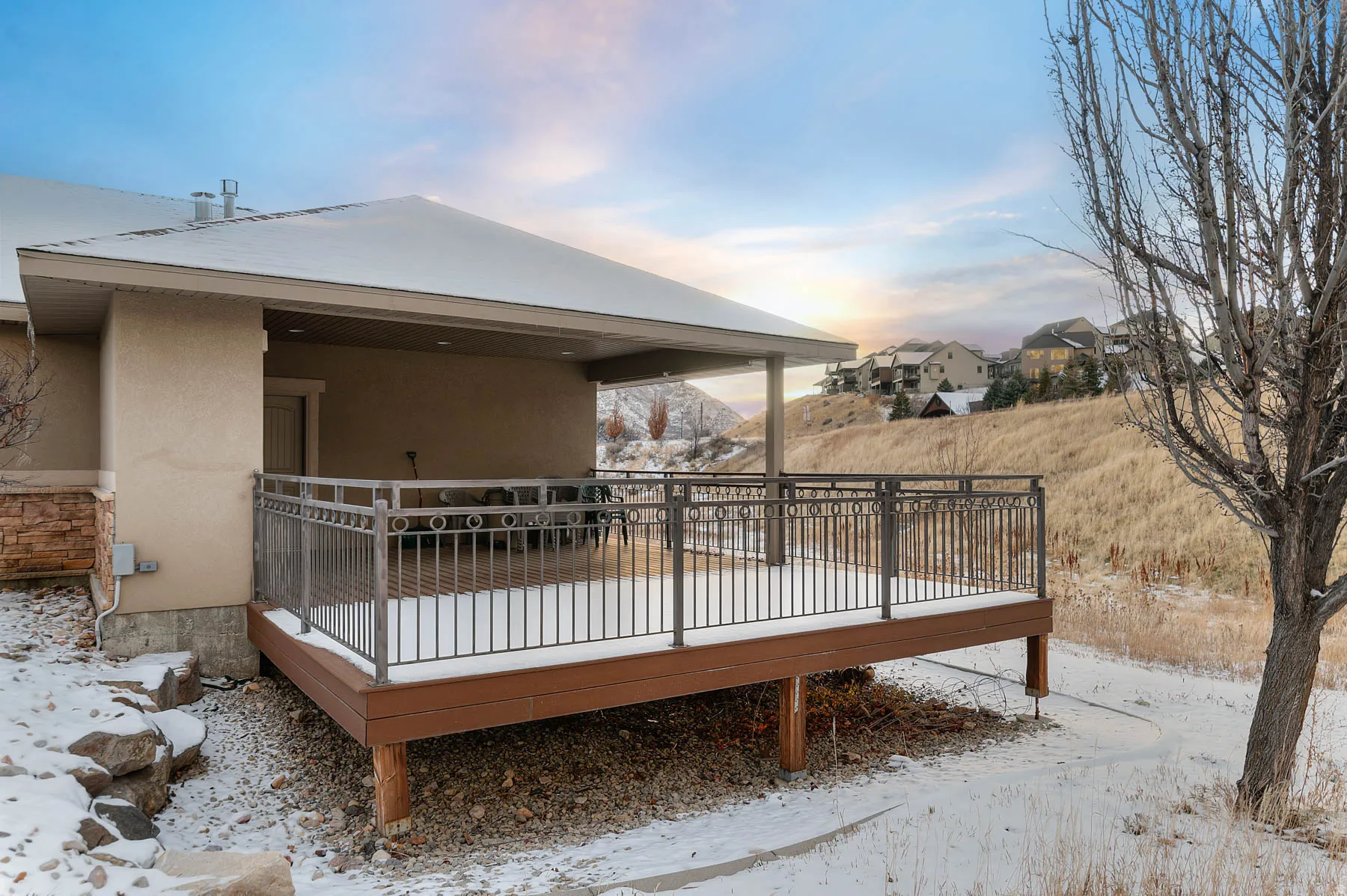 Deck on back of Clubhouse