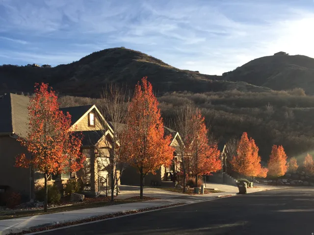View of mountain backdrop