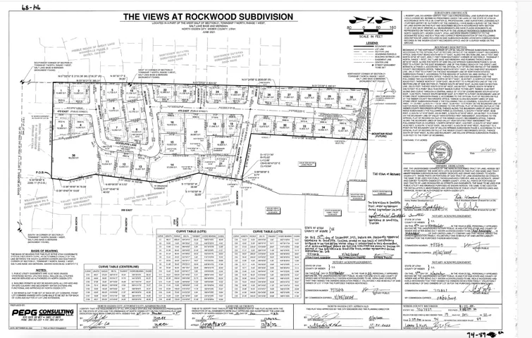 Map of parcels