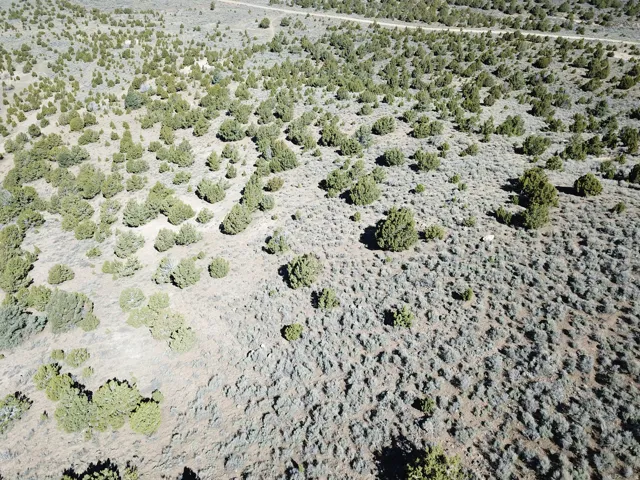 Overview of rural landscape with a desert landscape