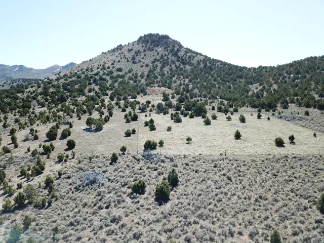 View of mountain background with rural landscape